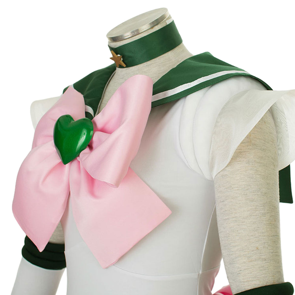 Sailor Moon Super S Sailor Jupiter Kino Makoto Cosplay Costume Kit with Accessories