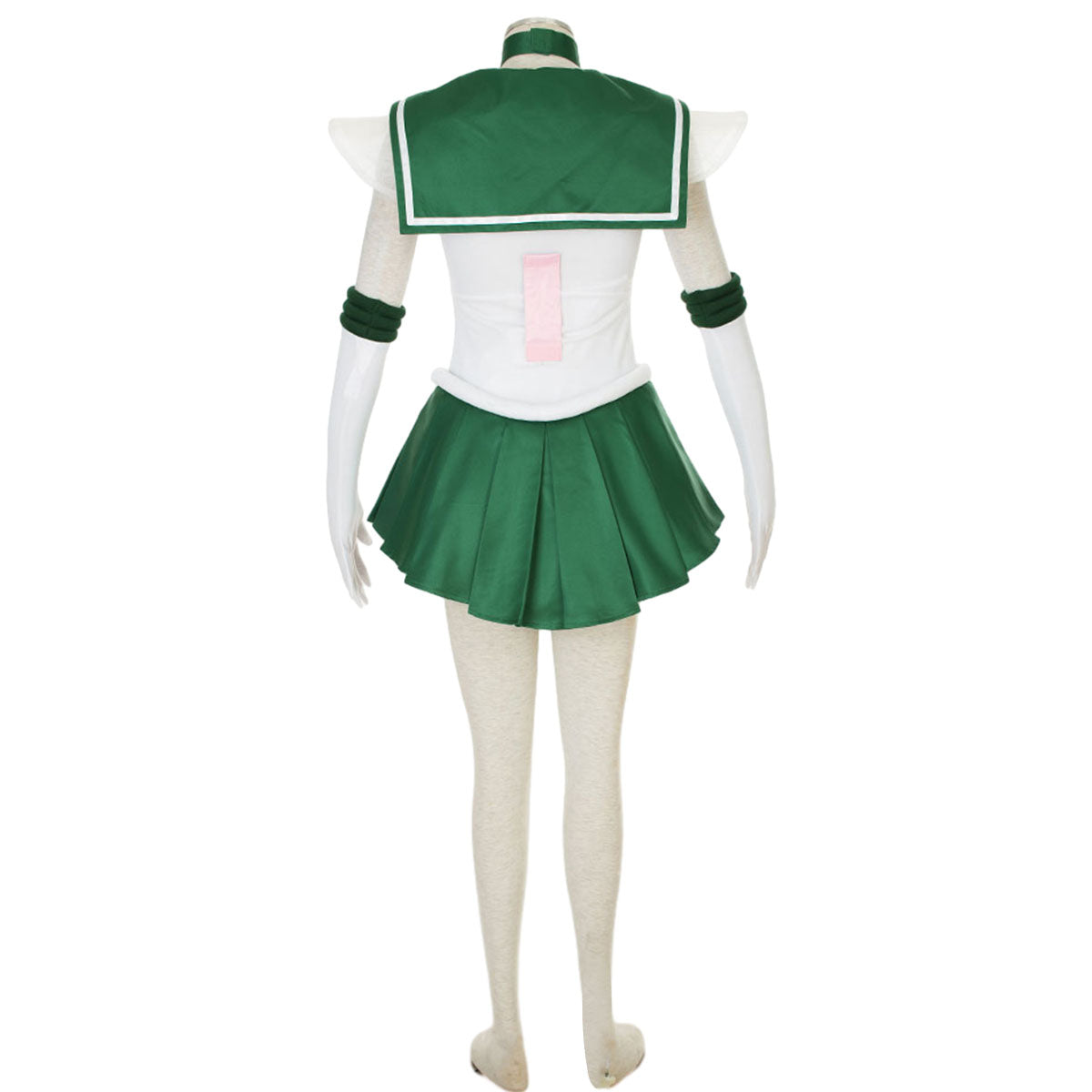 Sailor Moon Super S Sailor Jupiter Kino Makoto Cosplay Costume Kit with Accessories
