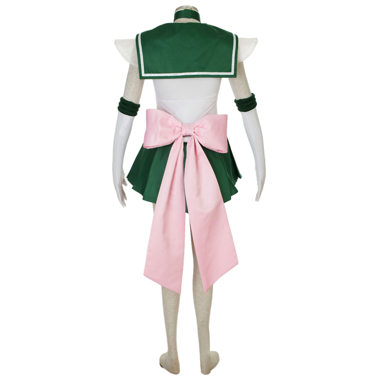 Sailor Moon Super S Sailor Jupiter Kino Makoto Cosplay Costume Kit with Accessories