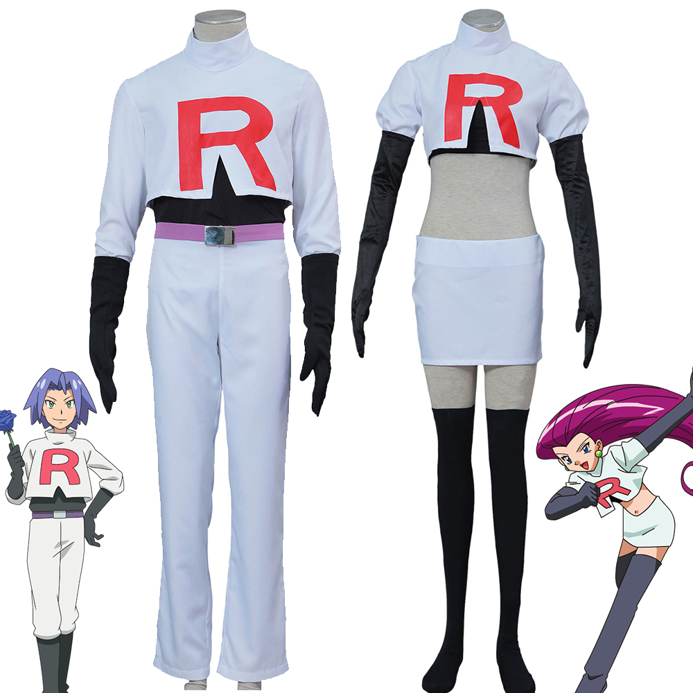 Anime Pokemon Team Rocket Jessie James Cosplay Costume Kit With Access anime-pokemon-team-rocket-jessie-james-cosplay-costume-kit-with-access