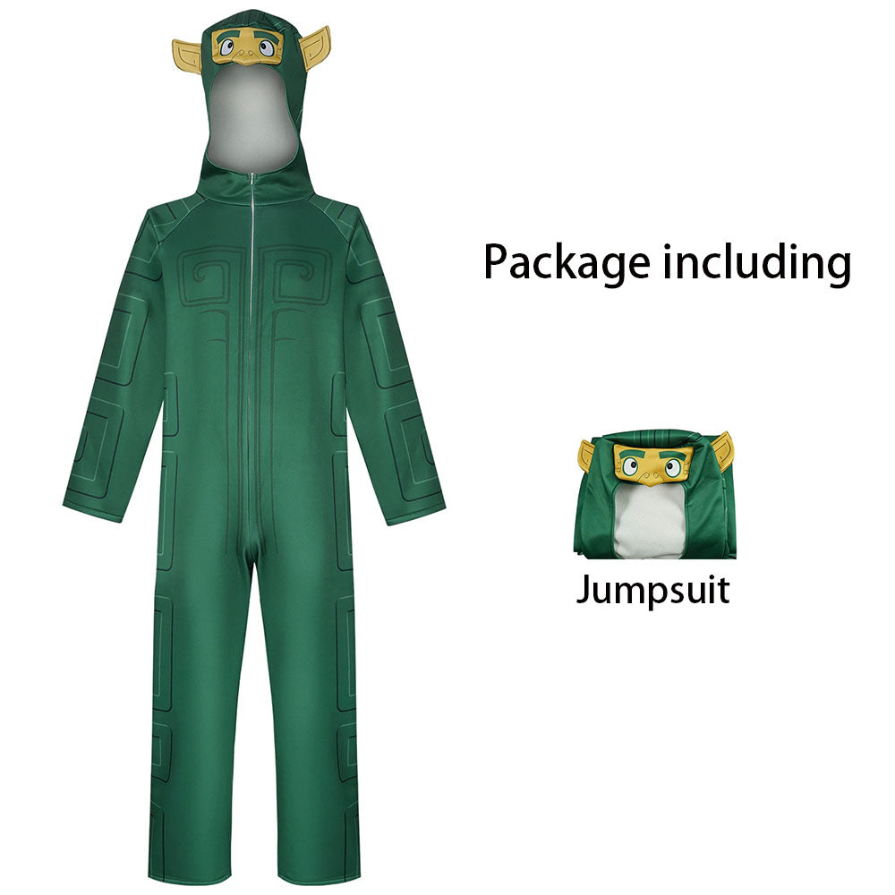 Movie Ne Zha 2 Costume Jiejie Shou Cosplay Jumpsuit