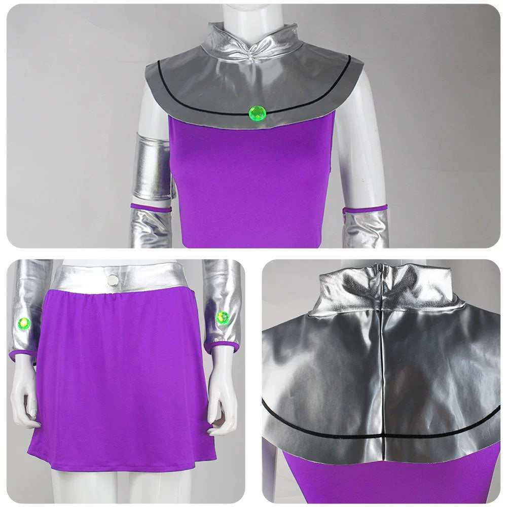 Teen Titans Costumes Starfire Cosplay full Outfit Costume Kit