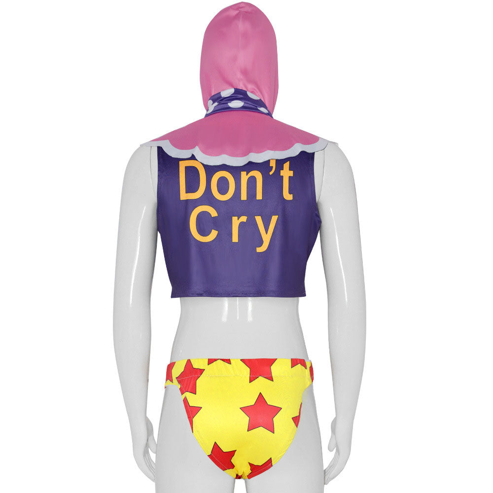 One Piece Costume Senor Pink Cosplay full Outfit Costume Kit