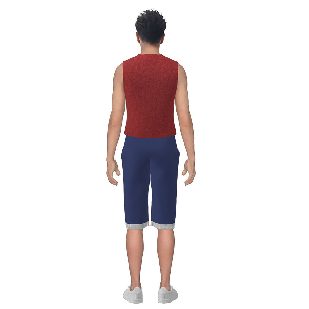 Movie One Piece Costume Monkey D. Luffy Cosplay Costume Outfit Kit