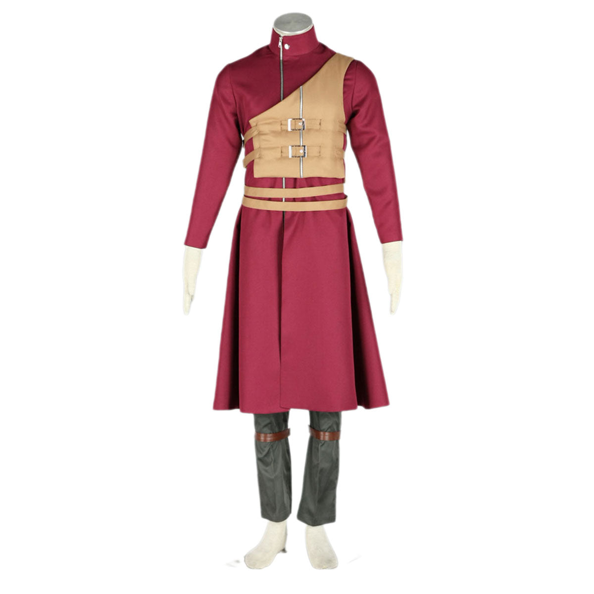 Anime Naruto Shippuden Gaara Cosplay Costume Outfit Kit