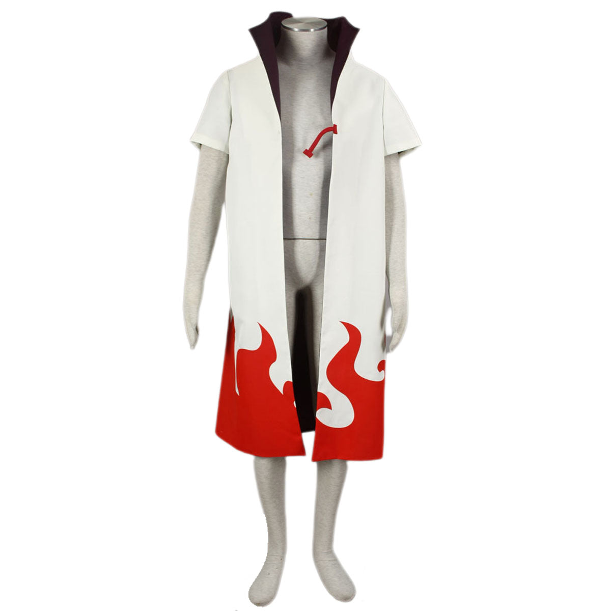 Naruto Shippuden 4th Hokage Namikaze Minato Cosplay Costume Cloak for Men and Kids
