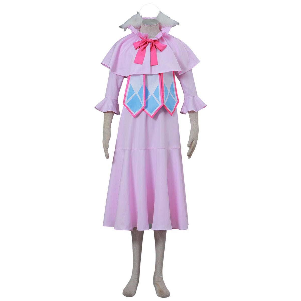 Fairy Tail Costume Mavis Vermillion The First Guild Master Cosplay Pink Dress Kit