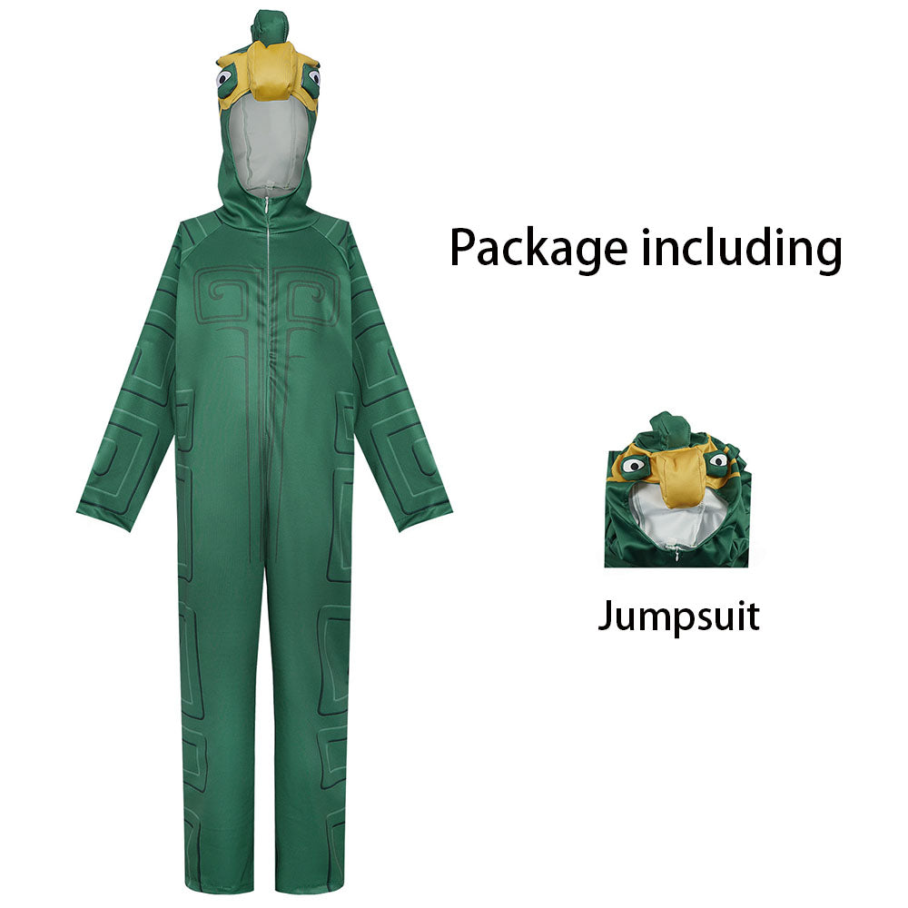 Movie Ne Zha 2 Costume Jiejie Shou Cosplay Jumpsuit for Men and Kids