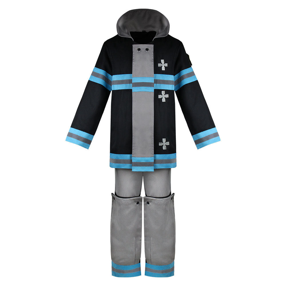 Fire Force Costume Shinra Kusakabe Cosplay Uniform outfit Costume Kit