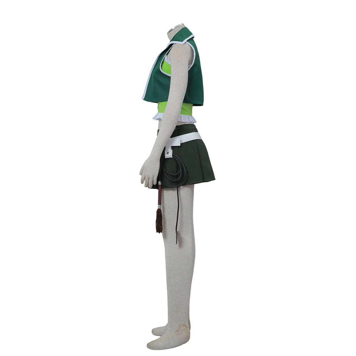 Fairy Tail Costume Lucy Heartfilia Cosplay Green Outfit Kit with Eridanus