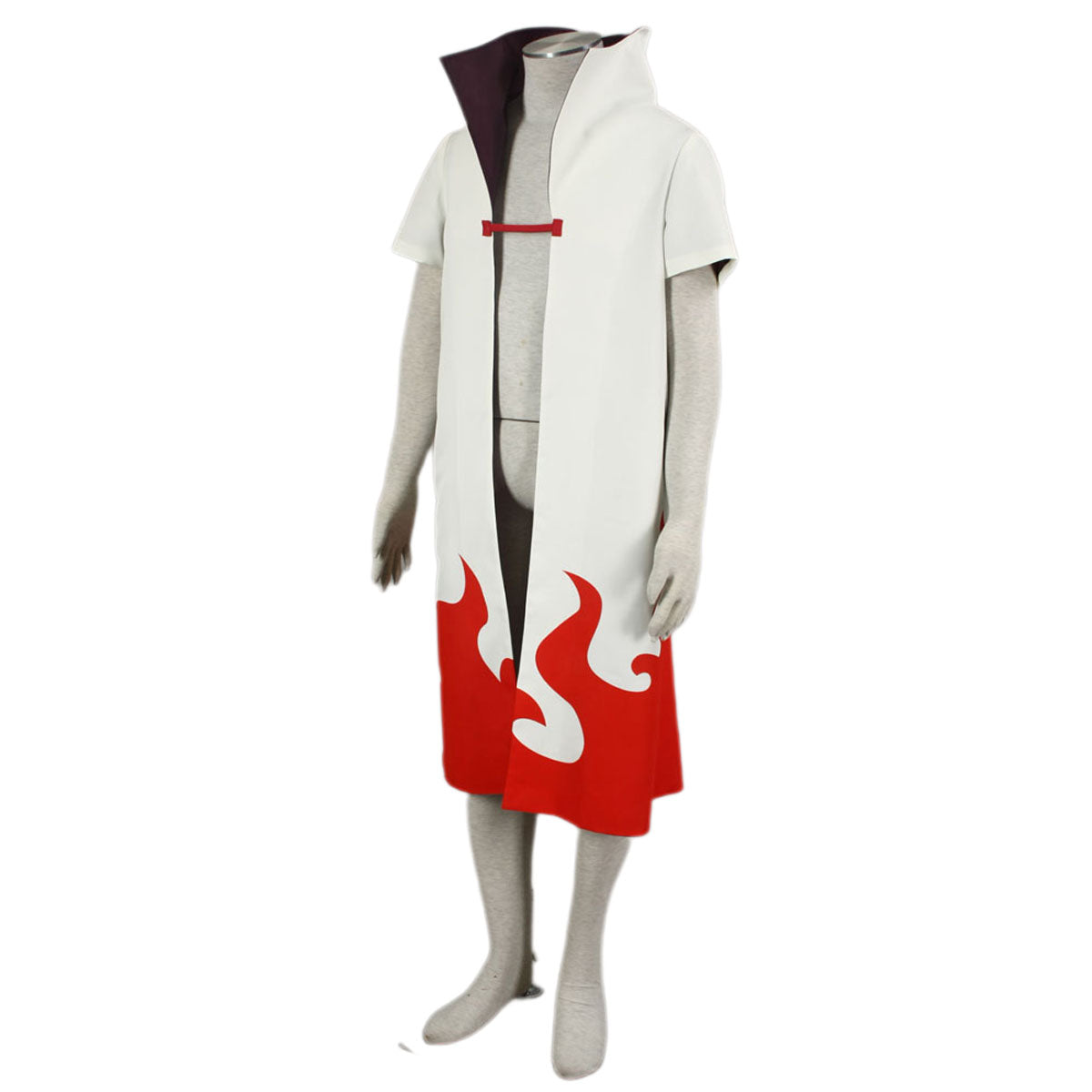 Naruto Shippuden 4th Hokage Namikaze Minato Cosplay Costume Cloak for Men and Kids