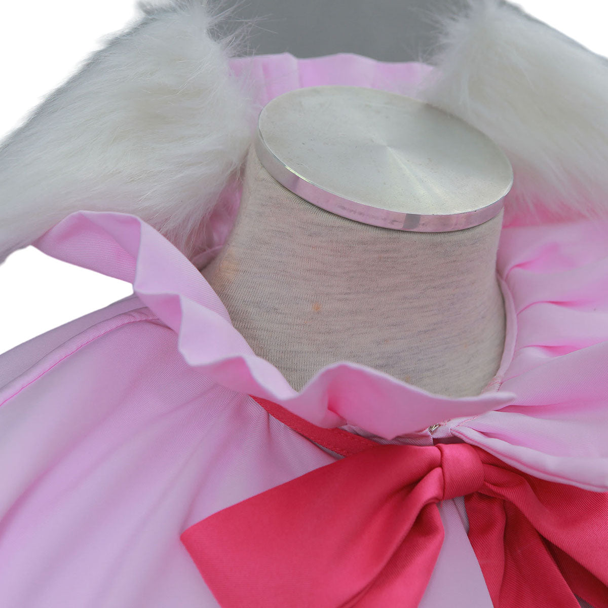 Fairy Tail Costume Mavis Vermillion The First Guild Master Cosplay Pink Dress Kit