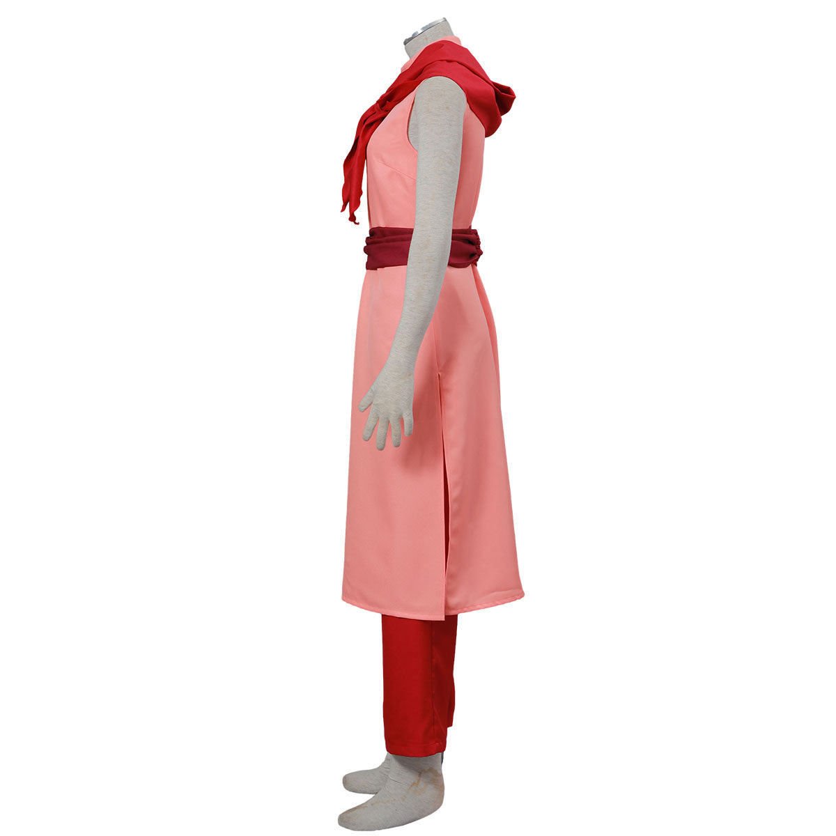 Dragon Ball Costume Chichi Married Pink Cosplay Outfit Kit