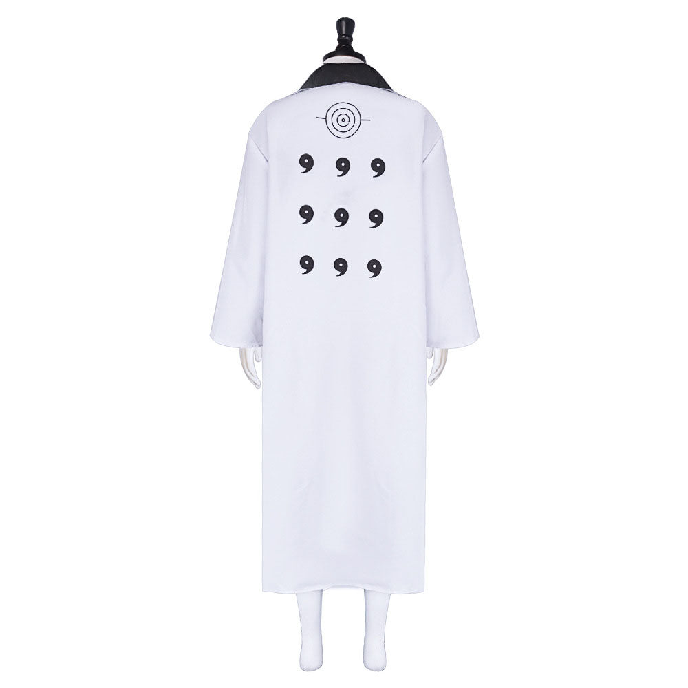 Naruto Costume Rikudo Sennin Ootutuki Hagoromo Cosplay Long Coat