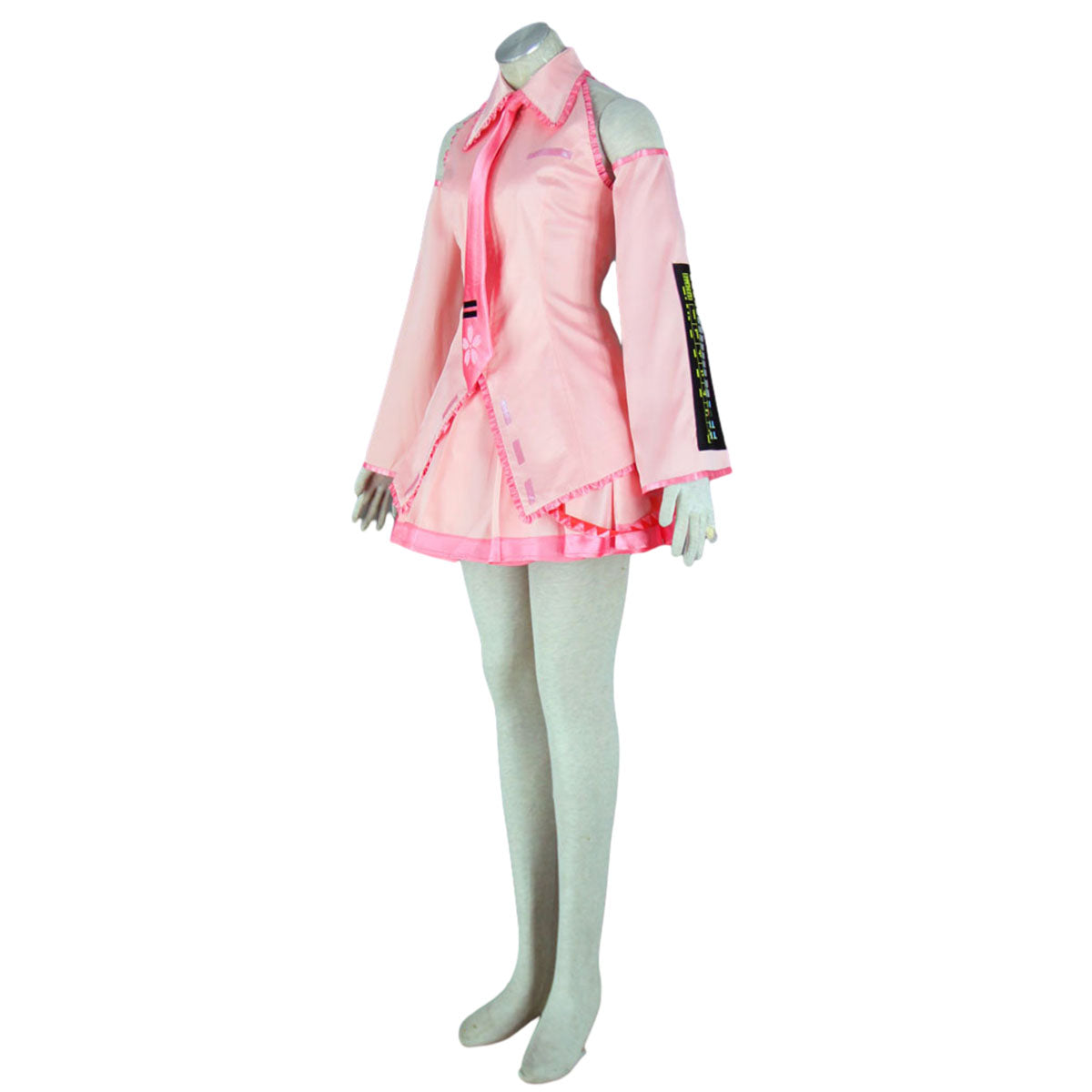 Vocaloid Costumes Spring Sakura Miku Cosplay Dress Kit with Accessories