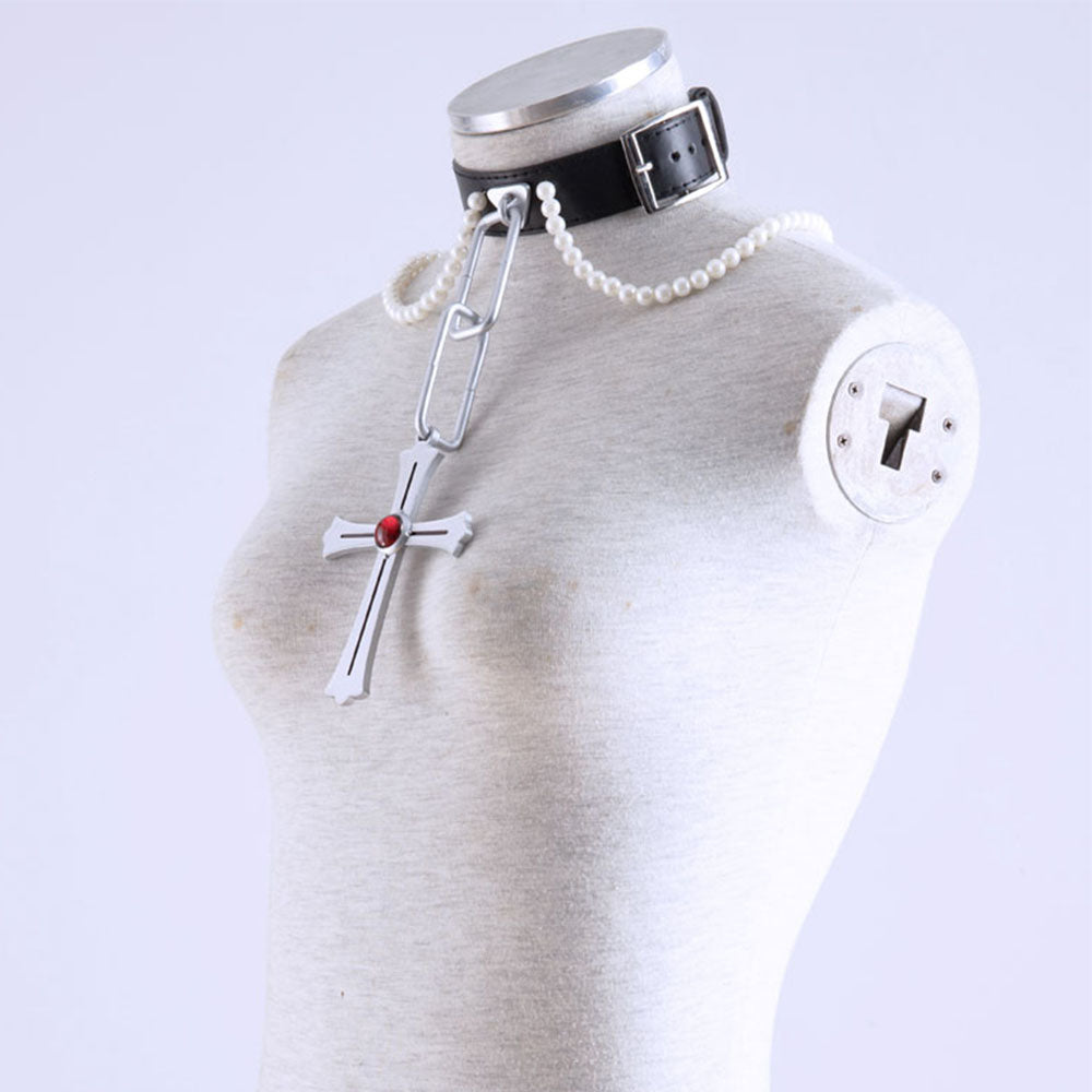 Anime Rosario+Vampire Moka Akashiya Costumes Necklace
