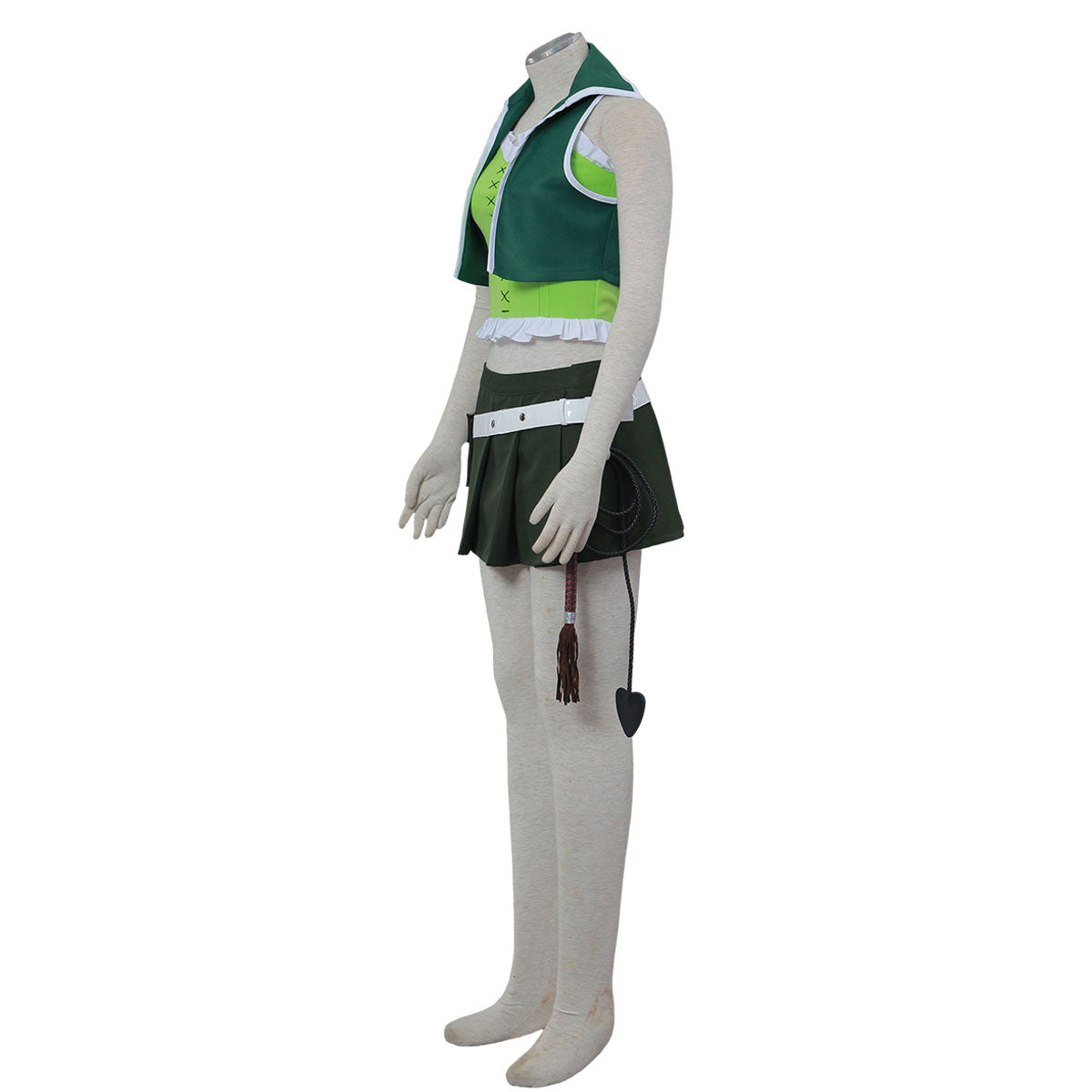 Fairy Tail Costume Lucy Heartfilia Cosplay Green Outfit Kit with Eridanus