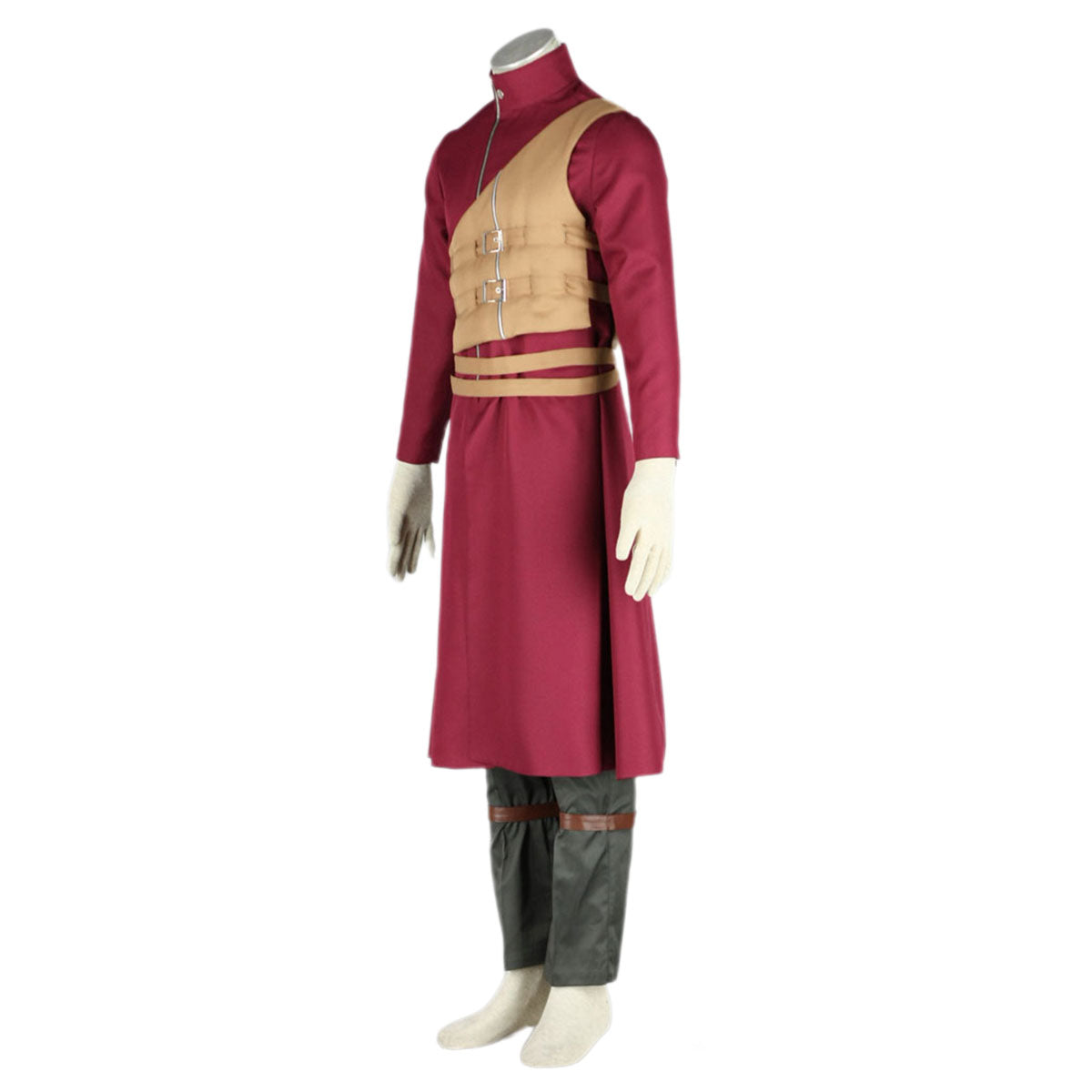 Anime Naruto Shippuden Gaara Cosplay Costume Outfit Kit