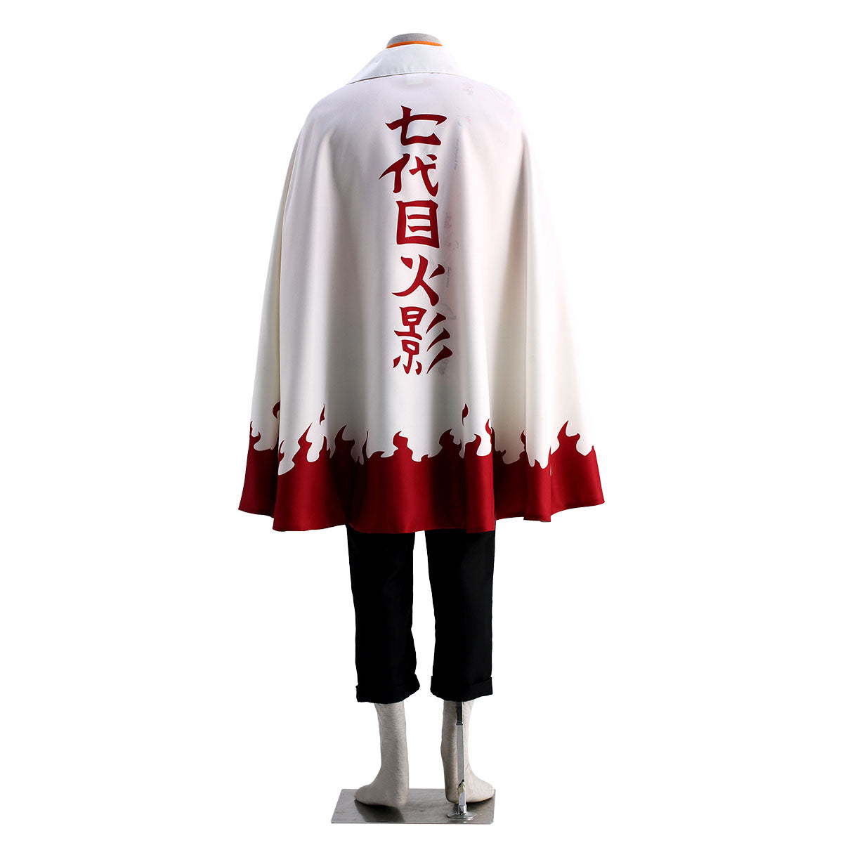 Anime Naruto Shippuden Uzumaki Naruto 7th Hokage Cosplay Costume Kit with Hat