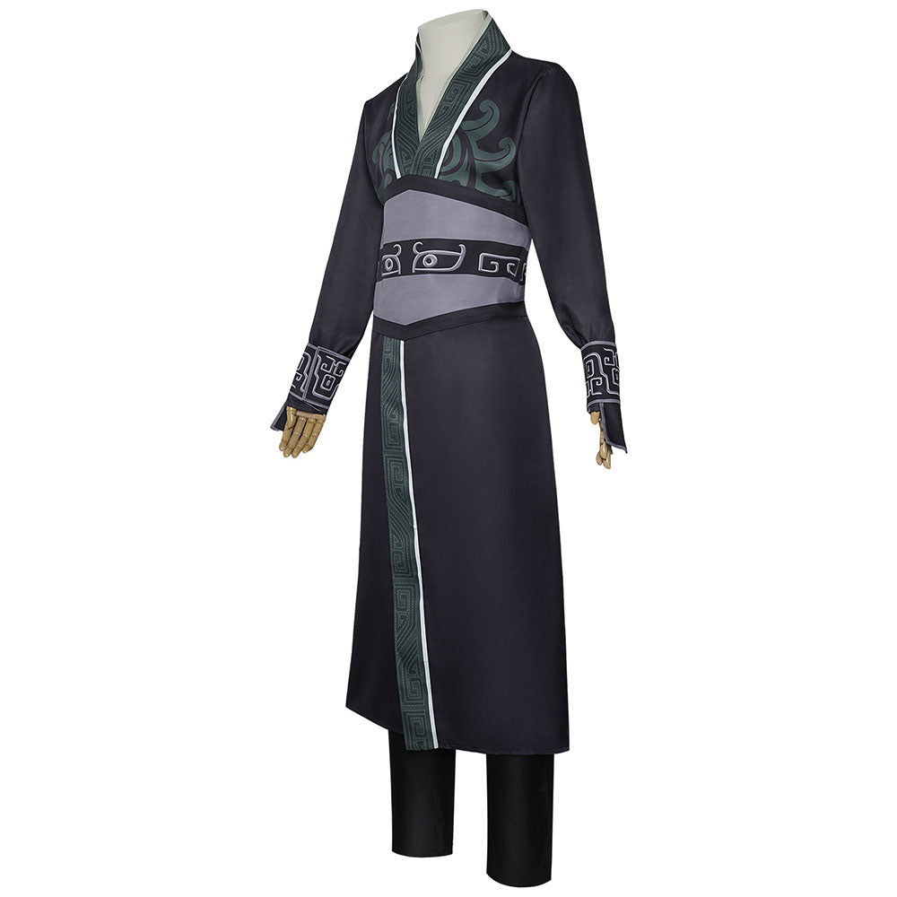 Movie Ne Zha 2 Costume Li Jing Cosplay Full Outfit Kit