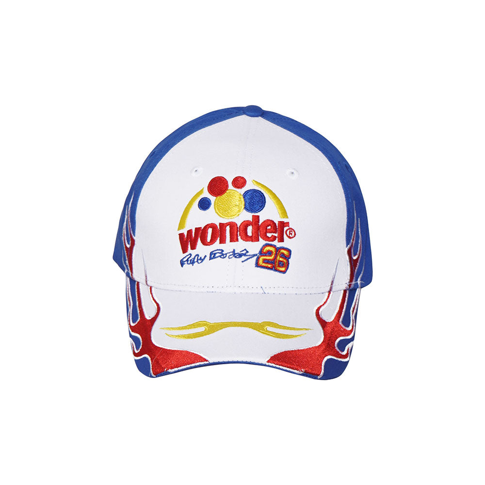 Ricky Bobby Costume White Racing Short Sleelves Shirt with Hat