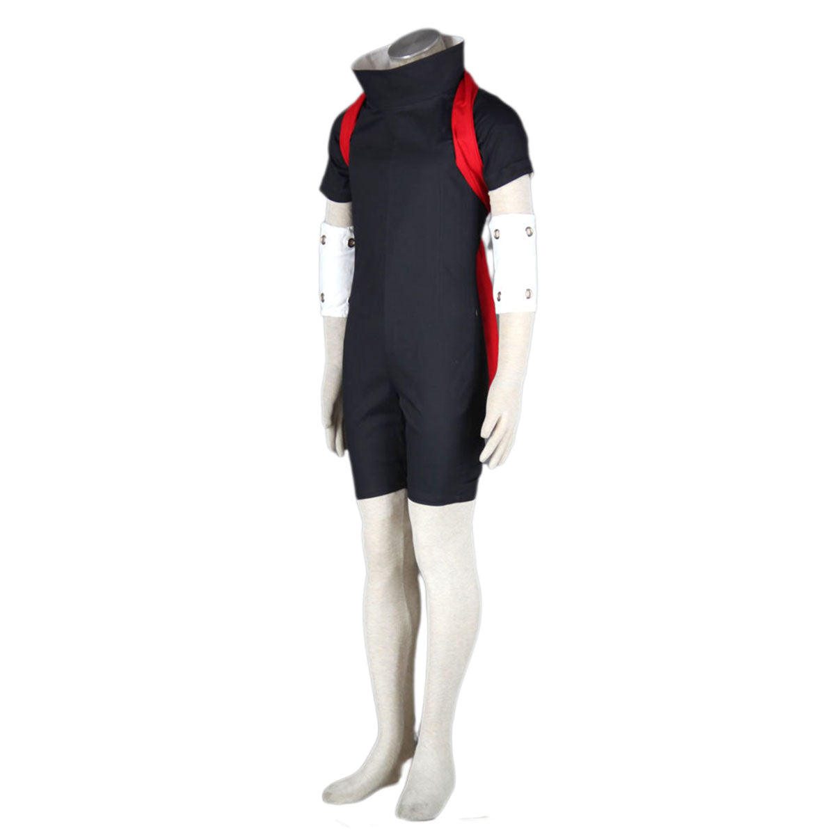 Naruto Shippuden Uchiha Sasuke Taking Ninja Exam Costume Outfit Kit with Wig