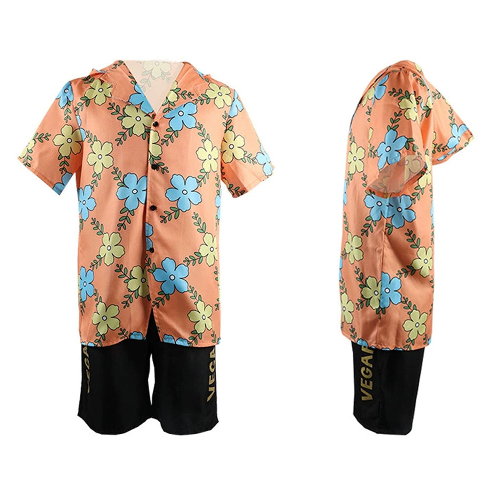 One Piece Costume Vinsmoke Sanji Cosplay Outfit Kit