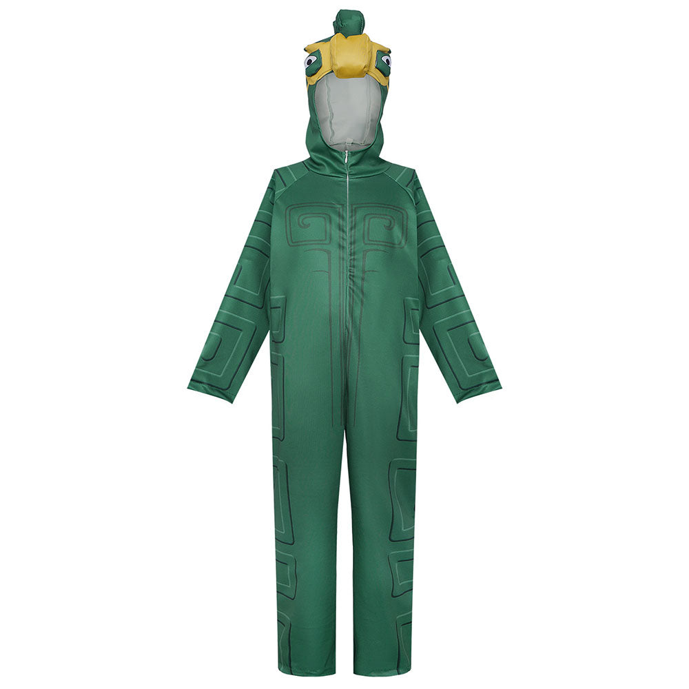 Movie Ne Zha 2 Costume Jiejie Shou Cosplay Jumpsuit for Men and Kids