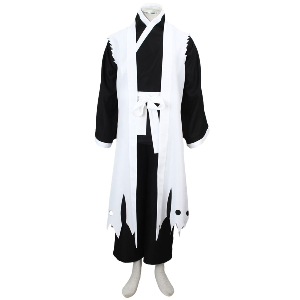 Anime Bleach 11th Division Captain Zaraki Kenpachi Cosplay Costume Full Outfit Kit