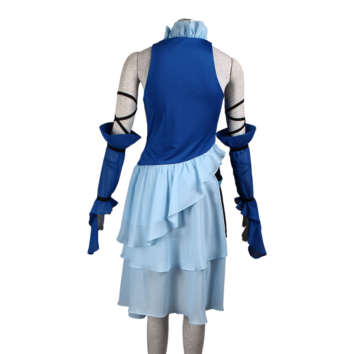 Final Fantasy 10 Yuna Cosplay Costume Outfit Kits with Accessories
