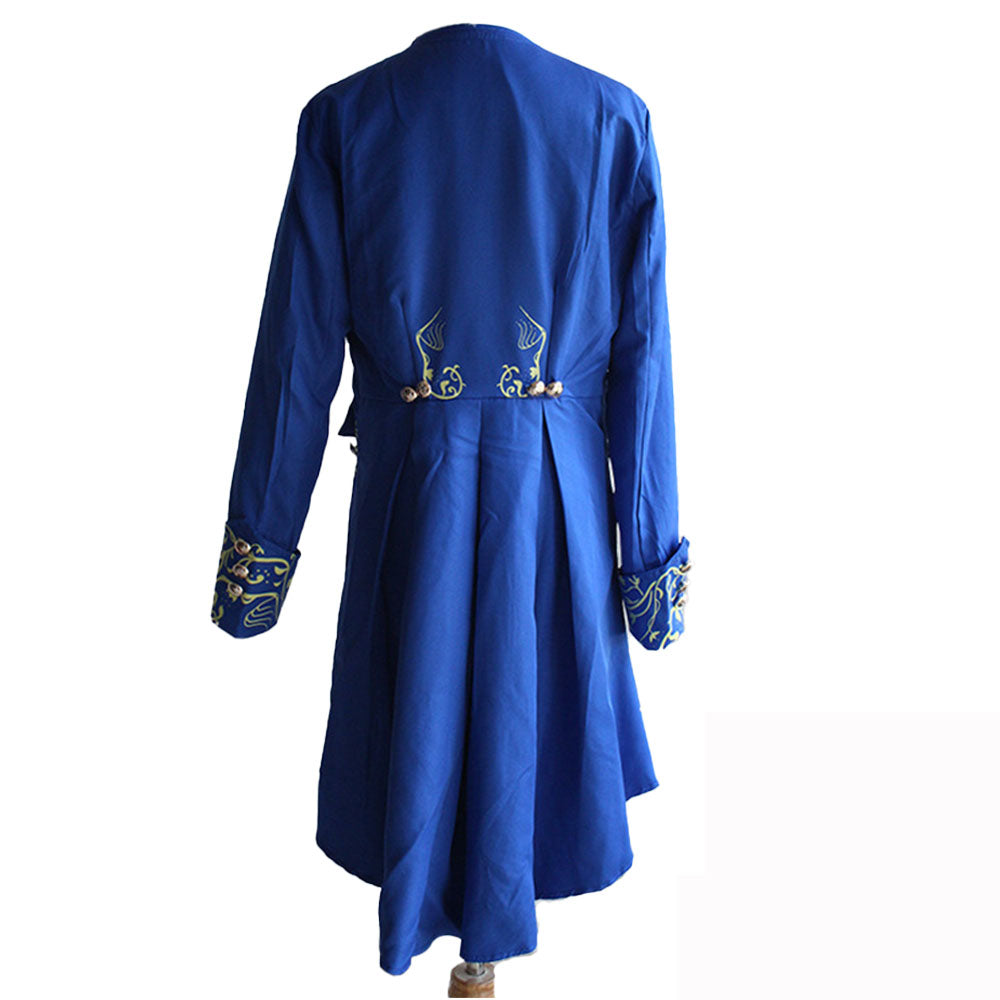 Beauty and the Beast Costume The Beast Prince Cosplay Blue Outfit Costume Kit