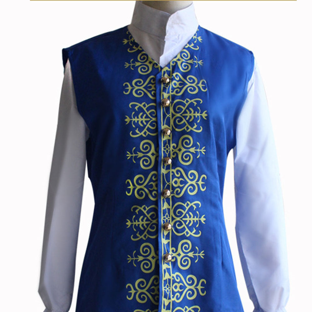 Beauty and the Beast Costume The Beast Prince Cosplay Blue Outfit Costume Kit