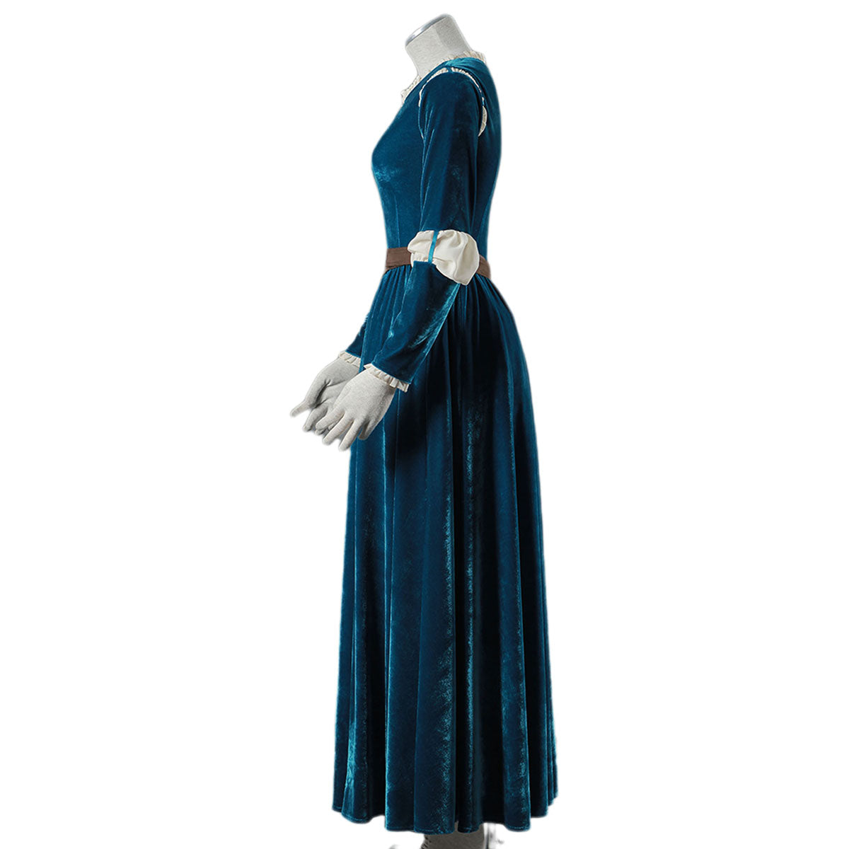 Brave Costume Princess Merida Cosplay Long Dress with Quiver