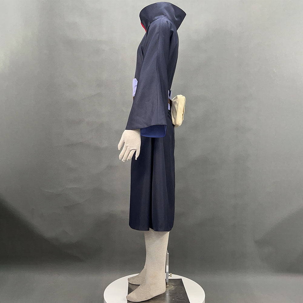 Anime Naruto Costume Amegakure Ninja Konan Pain Costume Cloak