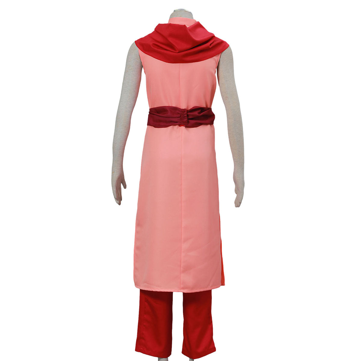 Dragon Ball Costume Chichi Married Pink Cosplay Outfit Kit