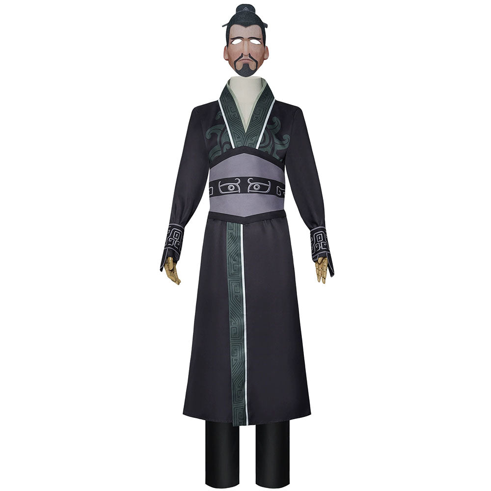 Movie Ne Zha 2 Costume Li Jing Cosplay Full Outfit Kit