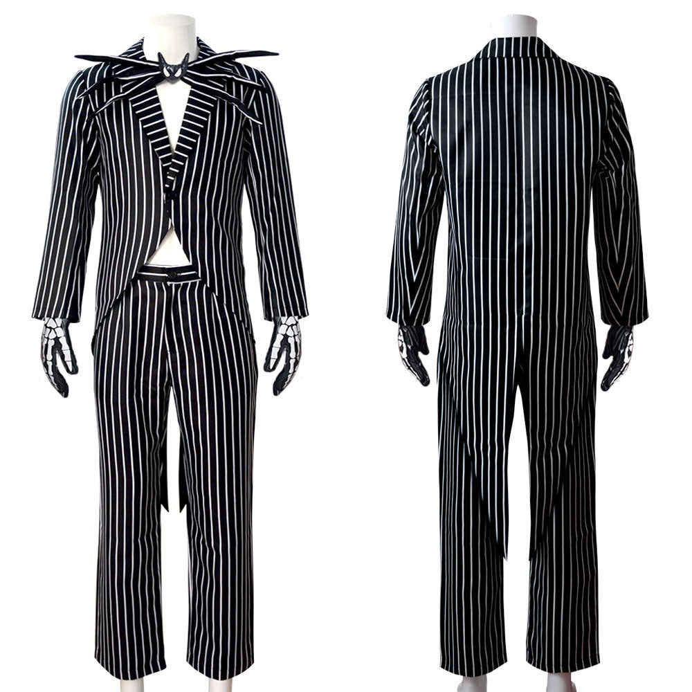 The Nightmare Before Christmas Costume Jack Skellington Cosplay Costume Kit