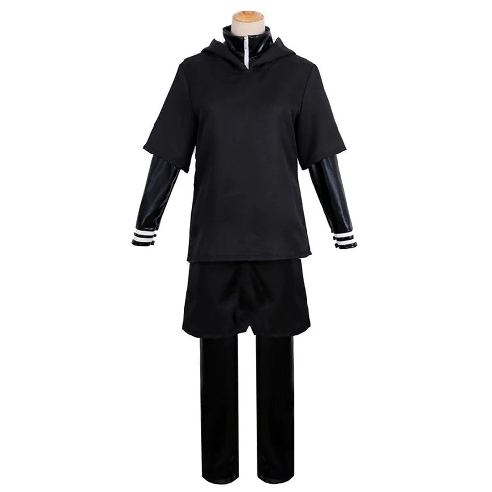 Tokyo Ghoul Costume Kaneki Ken fighting Costume Outfit Kit with Mask