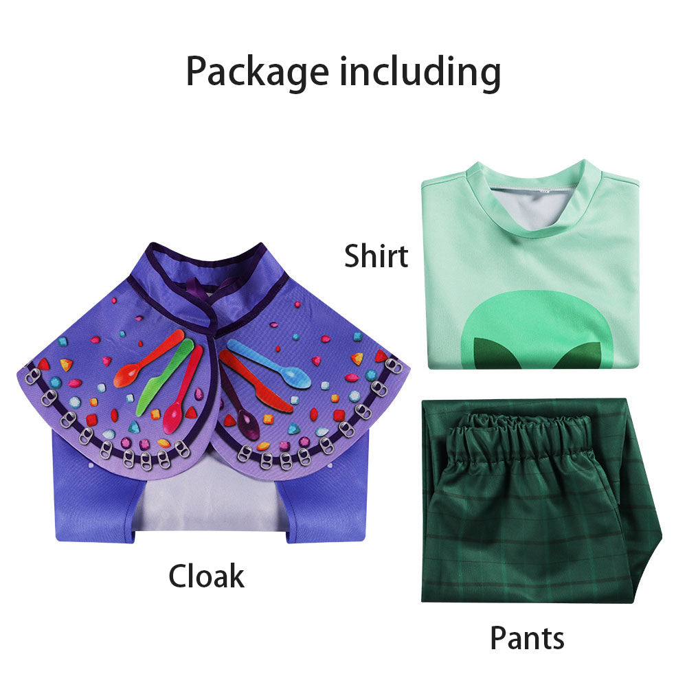 Movie Elio Costume Elio Cosplay full Outfit with Cloak Costume Kit