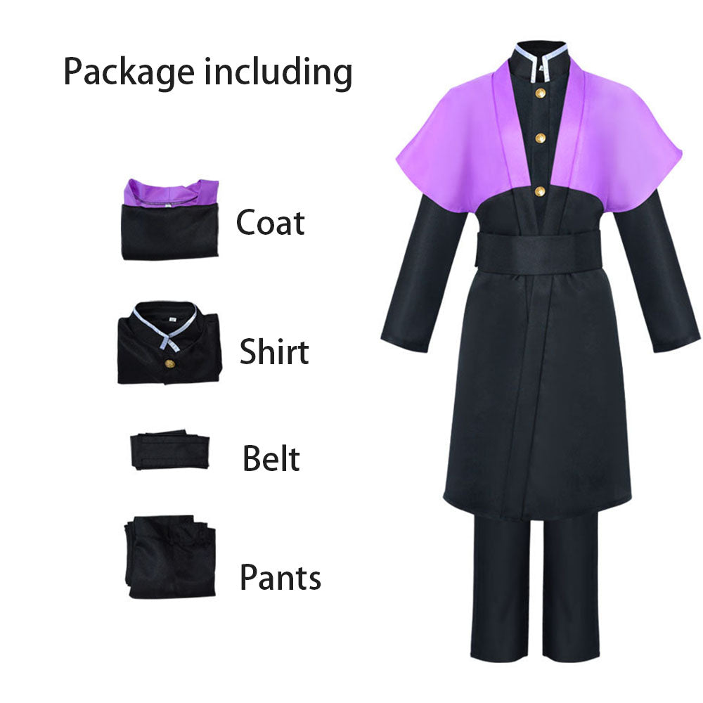 Demon Slayer Costume Shinazugawa Genya Cosplay full Outfit Costume Kit