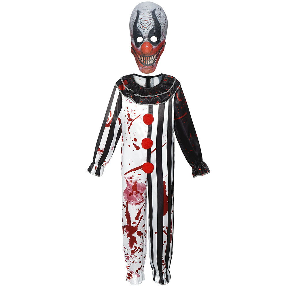 Terrifier Costumes Joker Bloody Cosplay outfit Costume Kit with Mask for Men and Kids