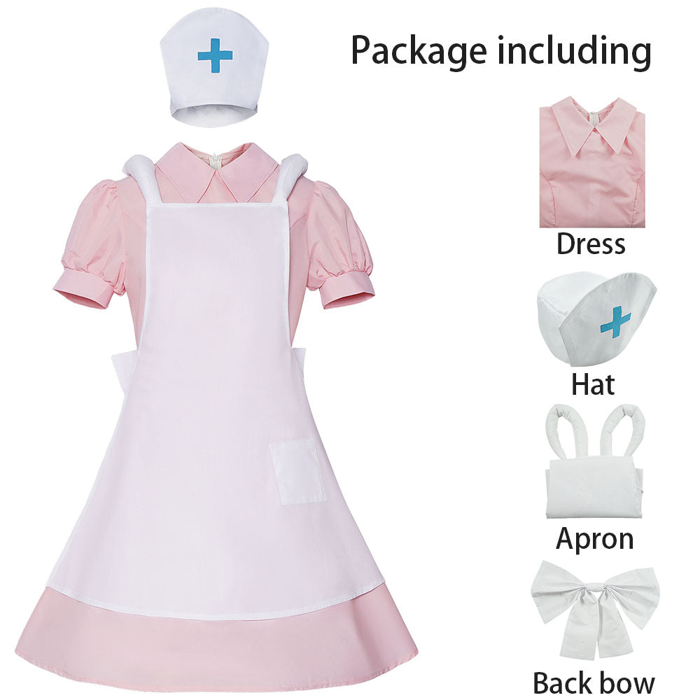 Pokemon Costume Nurse Joy Cosplay full Outfit Kit