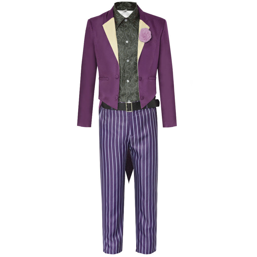 Mortal Kombat 11 Costume the Joker Cosplay Purple Outfit Costume Kit
