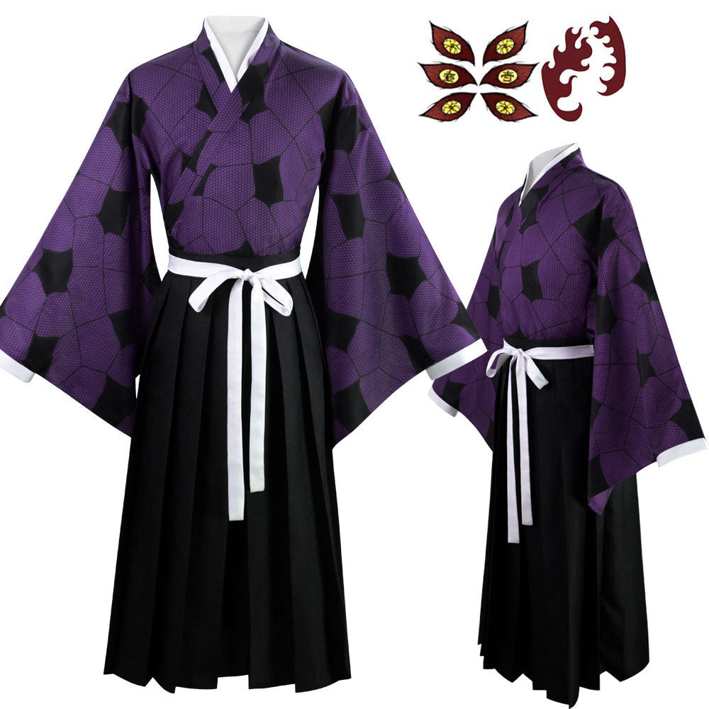 Demon Slayer Costume Kokushibo Cosplay full Outfit Costume Kit
