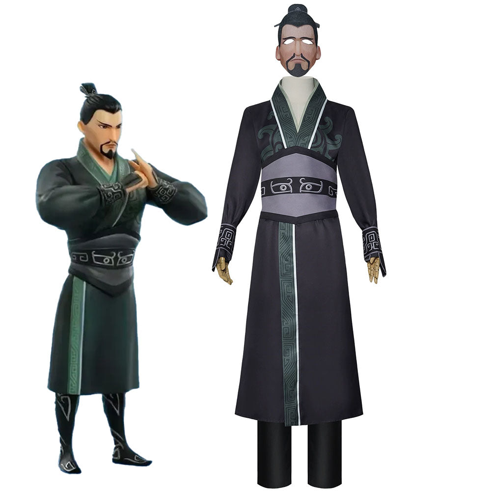 Movie Ne Zha 2 Costume Li Jing Cosplay Full Outfit Kit
