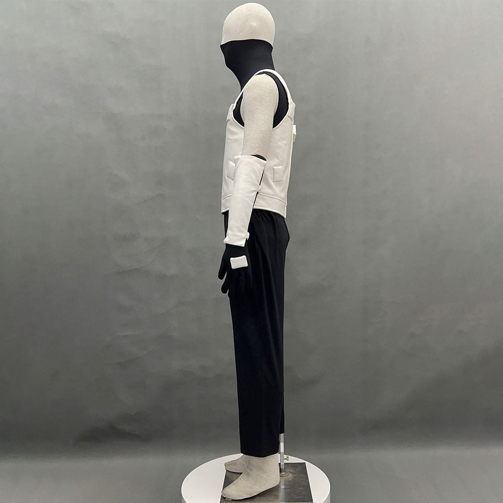 Anime Naruto Shippuden Hatake Kakashi Anbu Costume Mask Shirt White full Outfits Kit