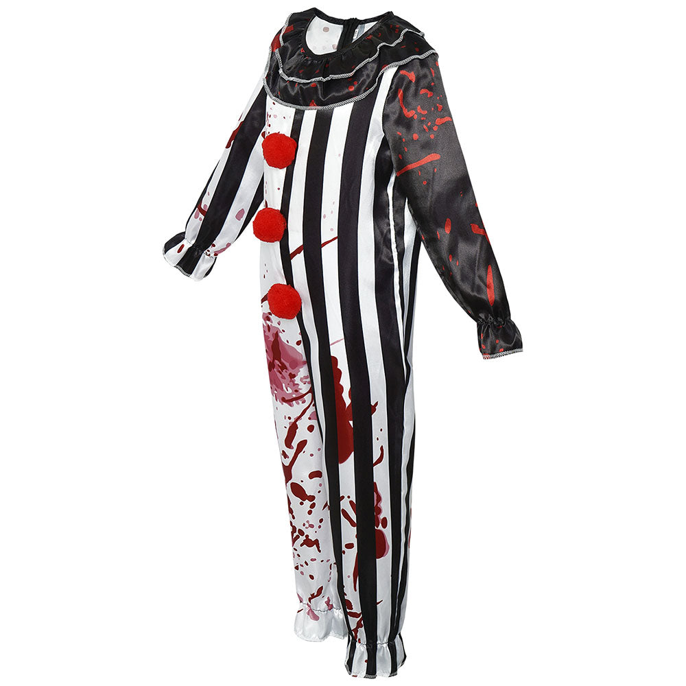 Terrifier Costumes Joker Bloody Cosplay outfit Costume Kit with Mask for Men and Kids