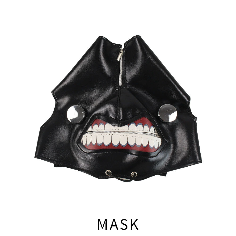 Tokyo Ghoul Costume Kaneki Ken fighting Costume Outfit Kit with Mask