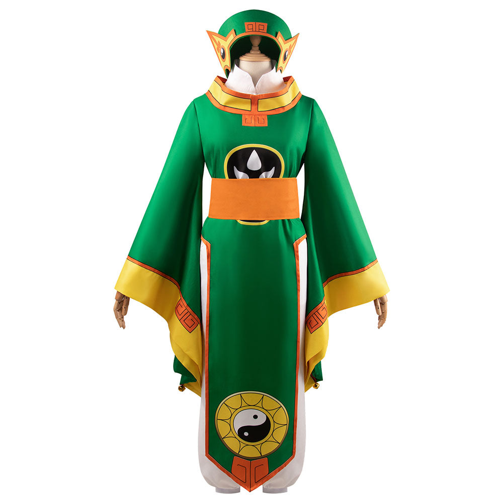 Cardcaptor Sakura Costume Syaoran Li Fighting Cosplay Green Costume Outfit Kit