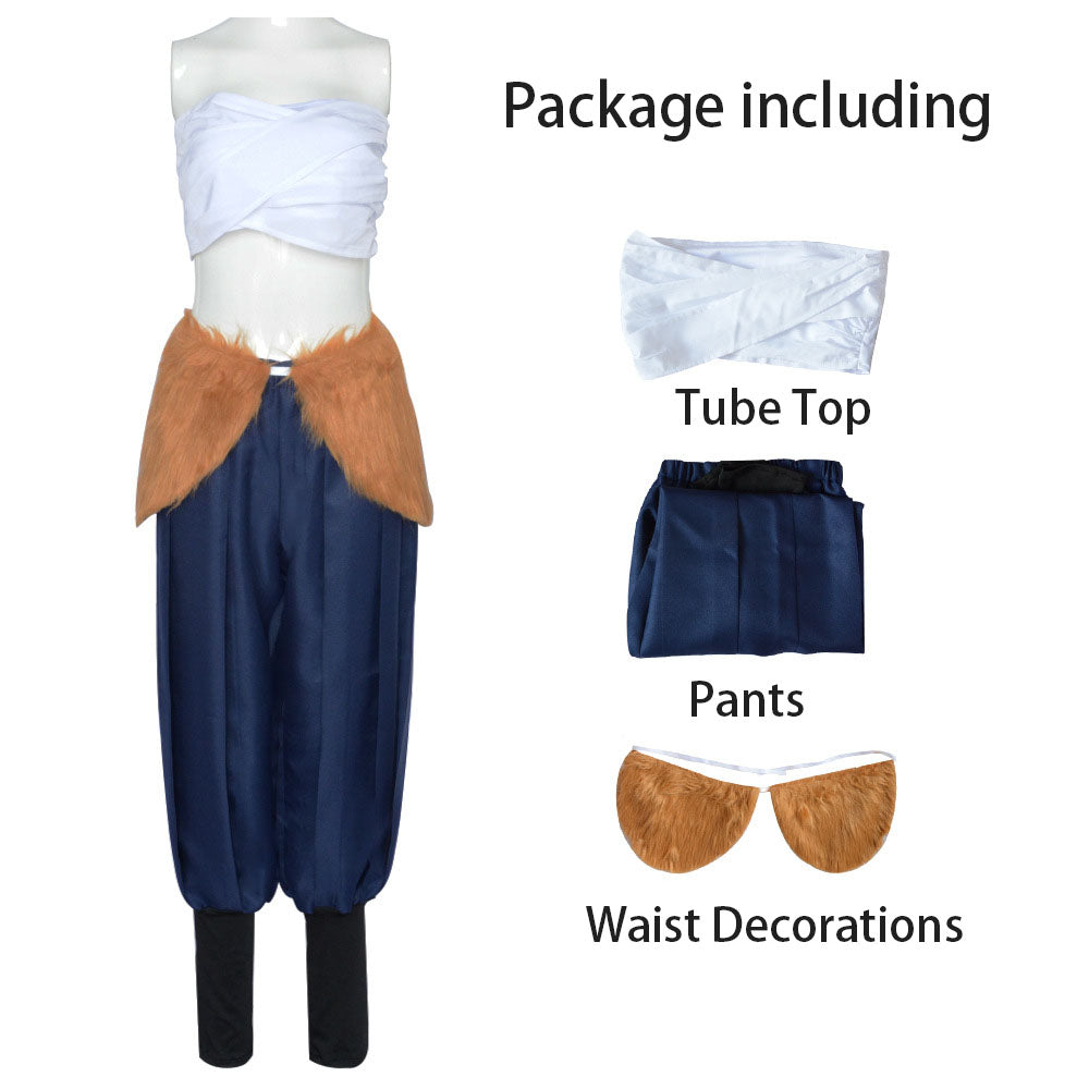 Demon Slayer Costume Hashibira Inosuke Female Cosplay full Outfit Costume Kit